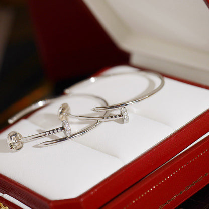 [Lumi Jewelry]JUSTE HALF DIAMOND LARGE EARRINGS