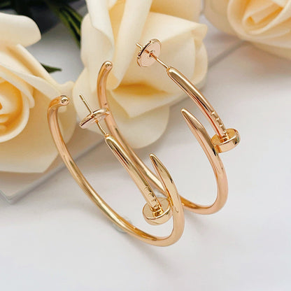 [Lumi Jewelry]JUSTE NO DIAMOND LARGE EARRINGS