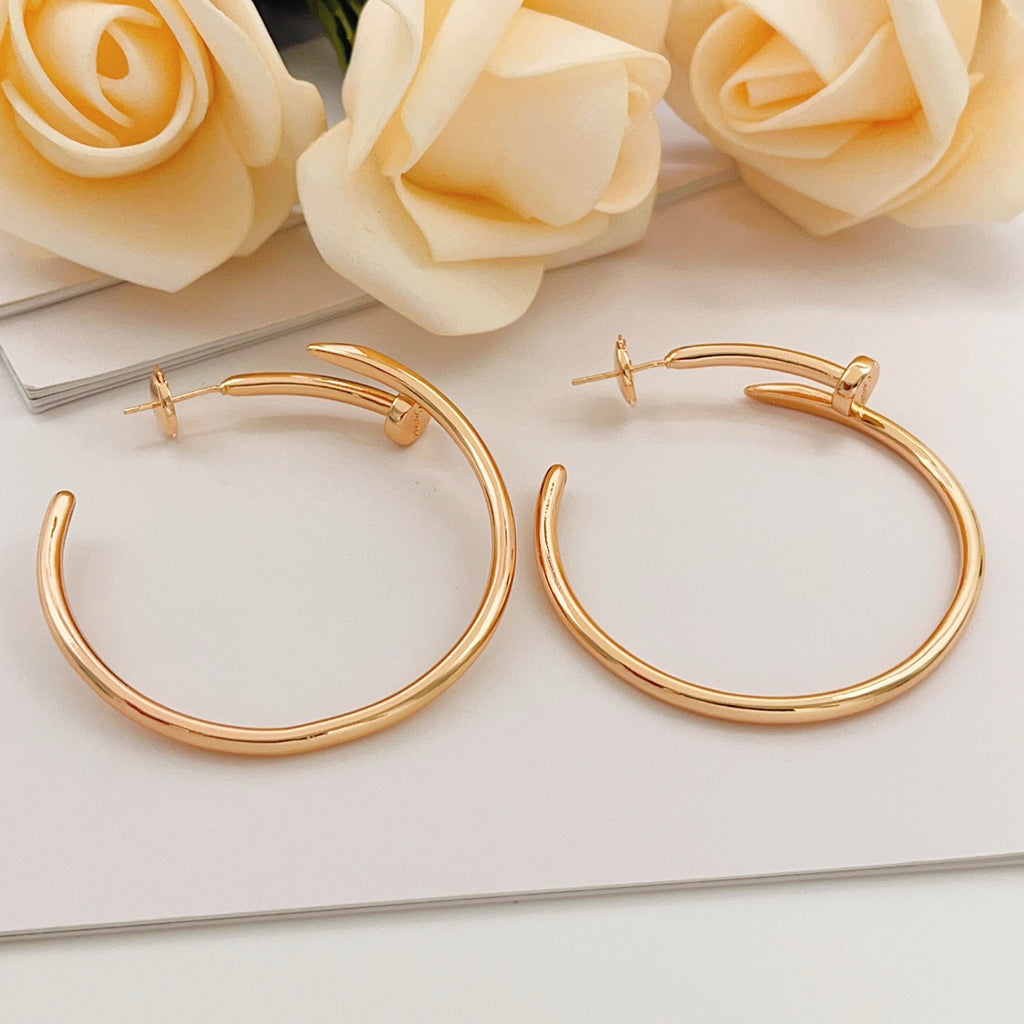 [Lumi Jewelry]JUSTE NO DIAMOND LARGE EARRINGS