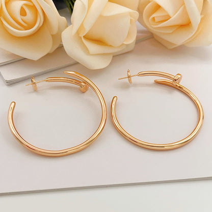 [Lumi Jewelry]JUSTE NO DIAMOND LARGE EARRINGS