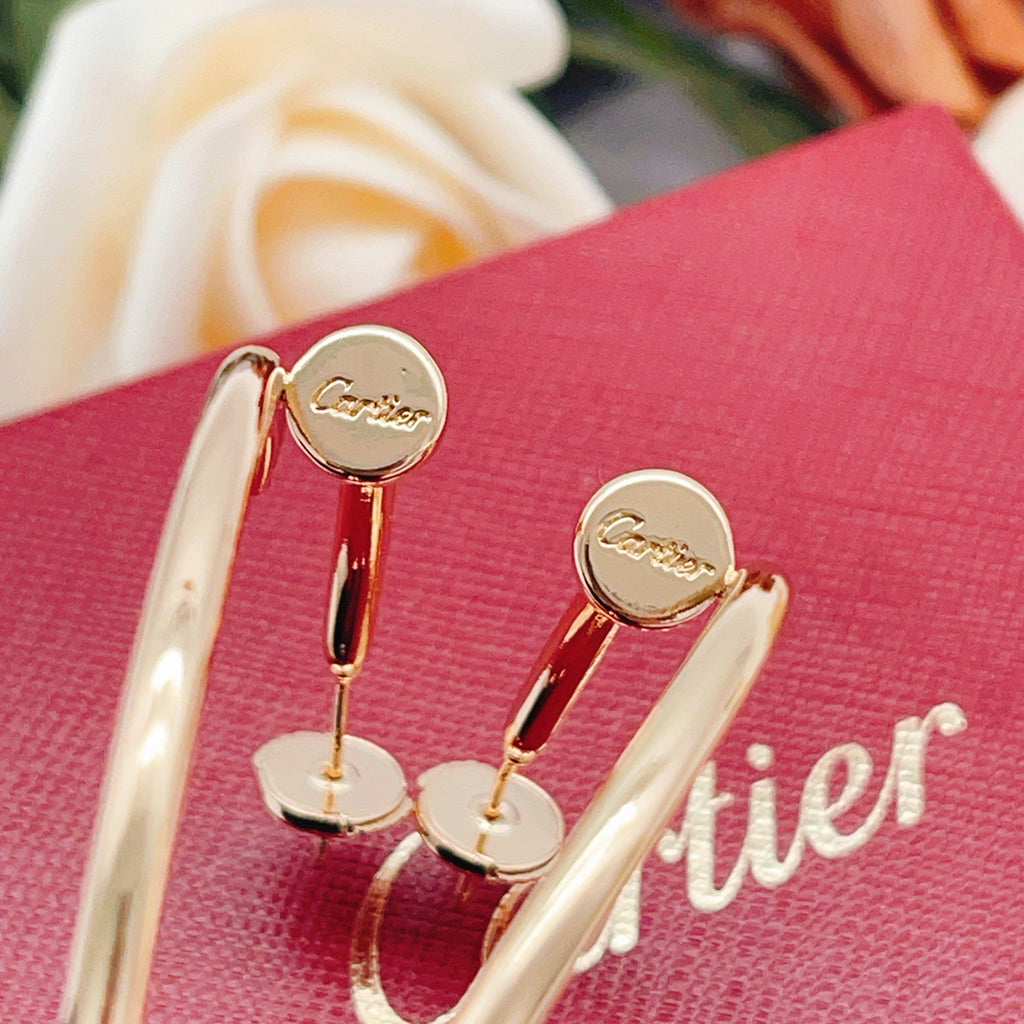 [Lumi Jewelry]JUSTE NO DIAMOND LARGE EARRINGS
