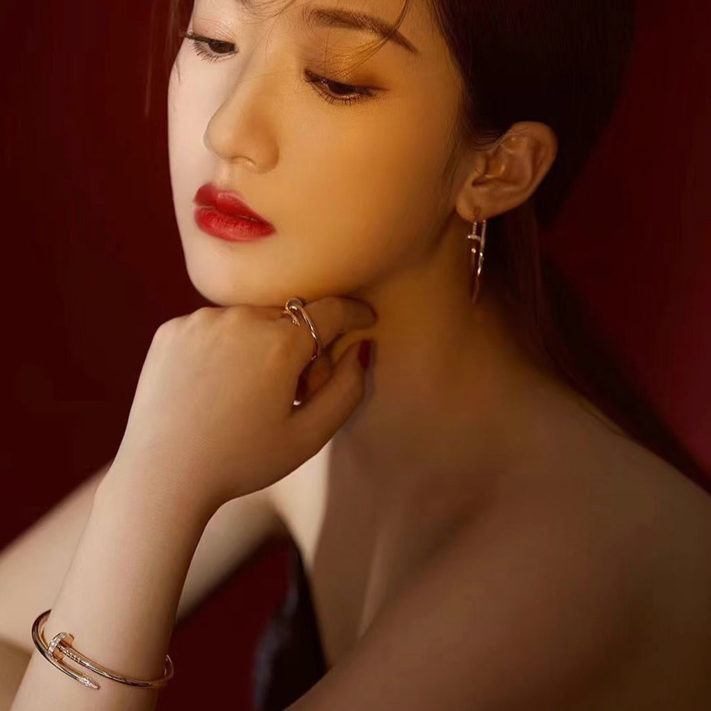 [Lumi Jewelry]JUSTE NO DIAMOND LARGE EARRINGS