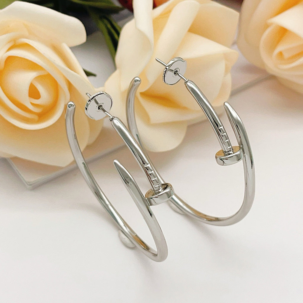 [Lumi Jewelry]JUSTE NO DIAMOND LARGE EARRINGS