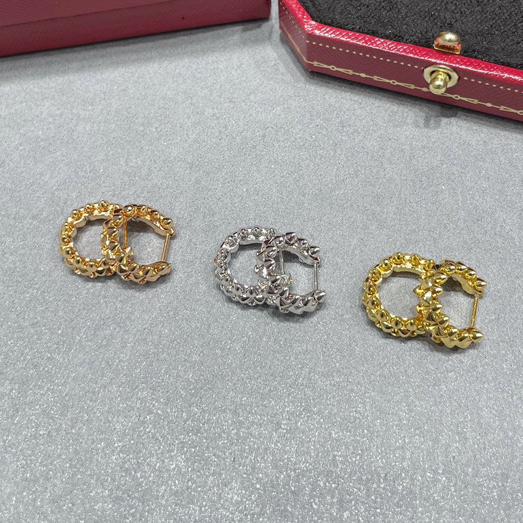 [Lumi Jewelry]CLASH MINI HOOP EARRINGS