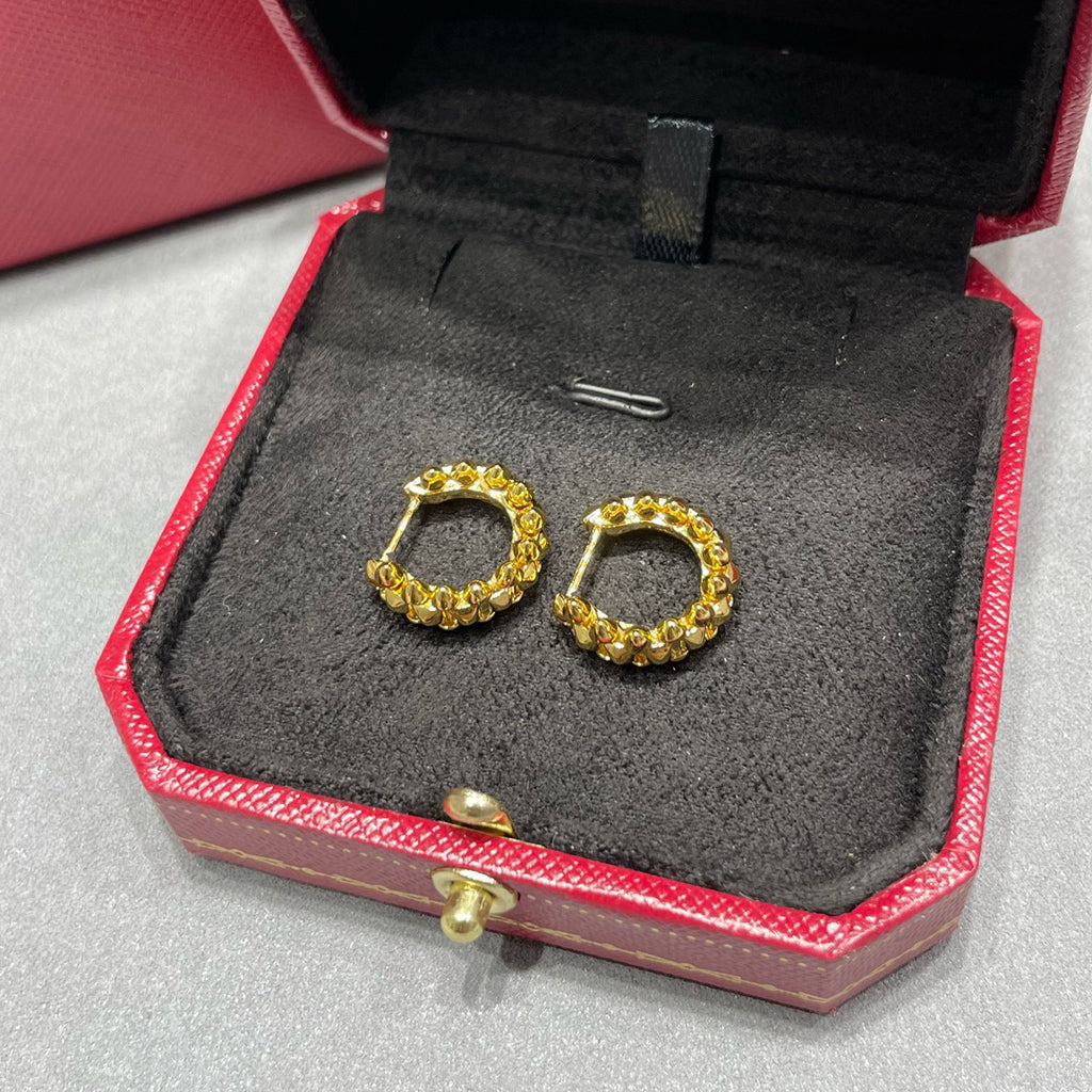 [Lumi Jewelry]CLASH MINI HOOP EARRINGS