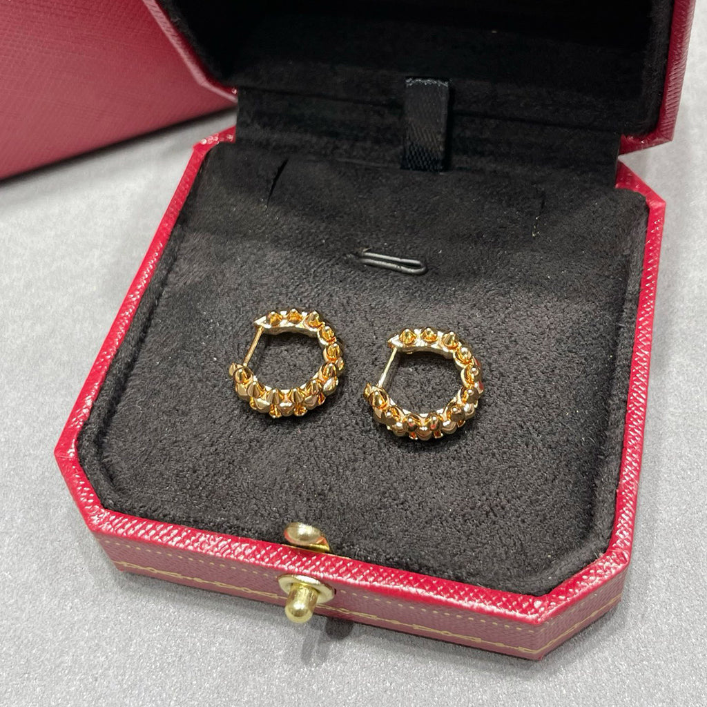 [Lumi Jewelry]CLASH MINI HOOP EARRINGS