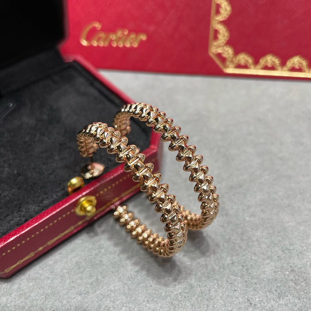 [Lumi Jewelry]CLASH HOOP LARGE EARRINGS
