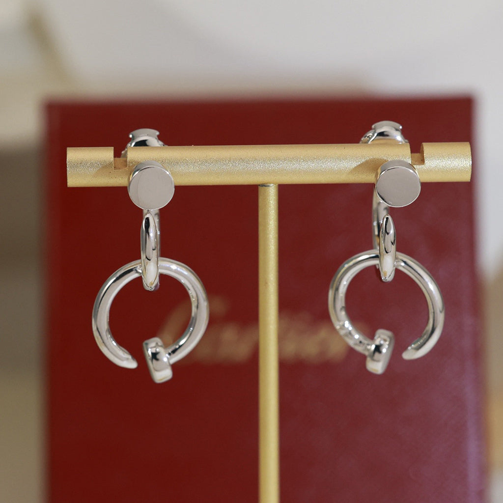 [Lumi Jewelry]JUSTE NO DIAMOND DOUBLE EARRINGS