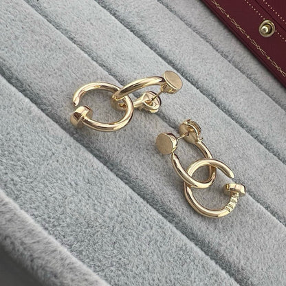 [Lumi Jewelry]JUSTE NO DIAMOND DOUBLE EARRINGS