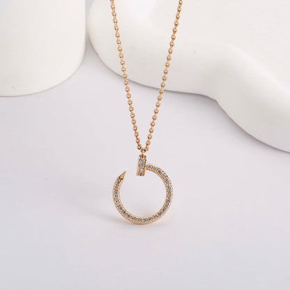 [Lumi Jewelry]JUSTE NECKLACE FULL DIAMOND