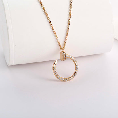 [Lumi Jewelry]JUSTE NECKLACE FULL DIAMOND