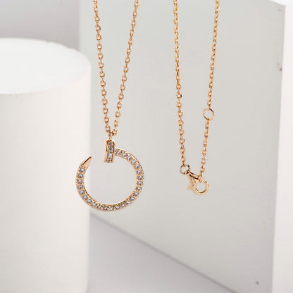 [Lumi Jewelry]JUSTE NECKLACE FULL DIAMOND