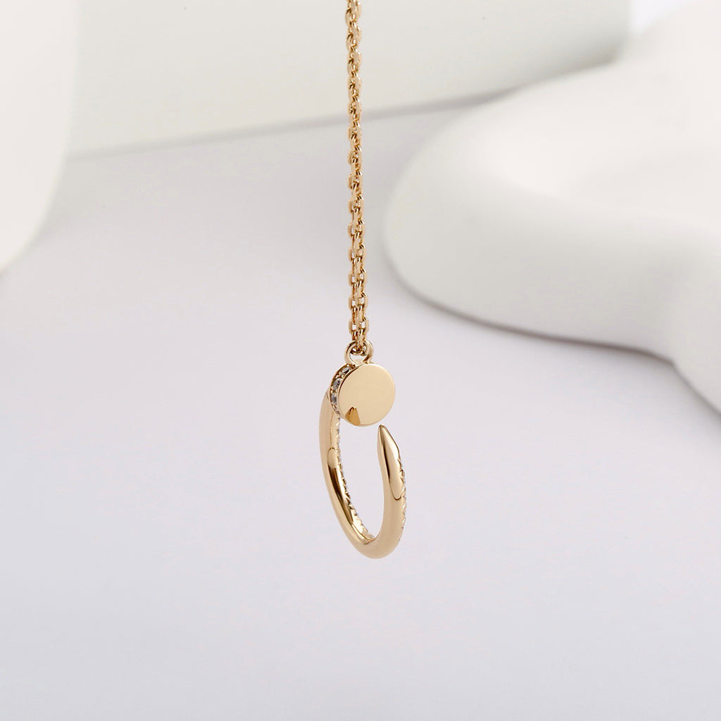 [Lumi Jewelry]JUSTE NECKLACE FULL DIAMOND