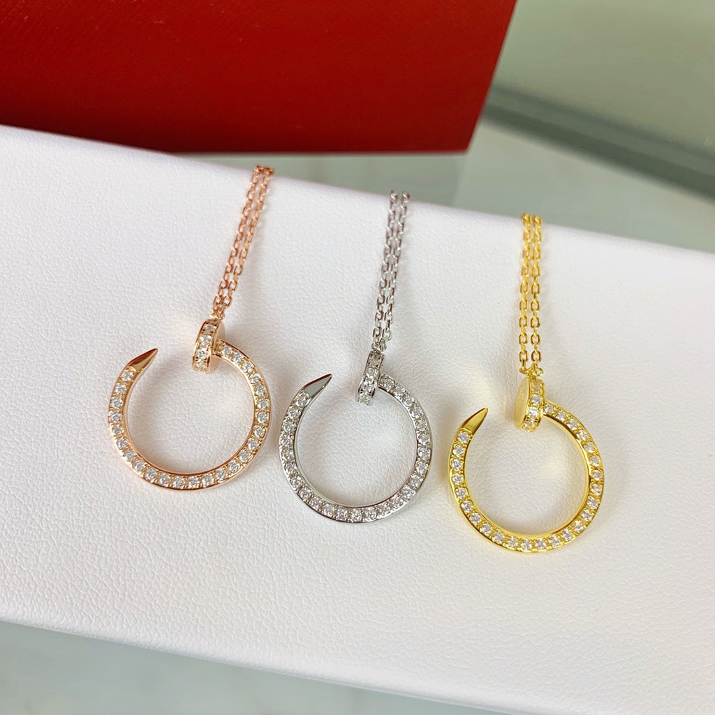 [Lumi Jewelry]JUSTE NECKLACE FULL DIAMOND