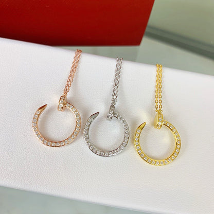 [Lumi Jewelry]JUSTE NECKLACE FULL DIAMOND
