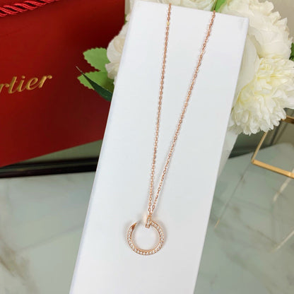 [Lumi Jewelry]JUSTE NECKLACE FULL DIAMOND