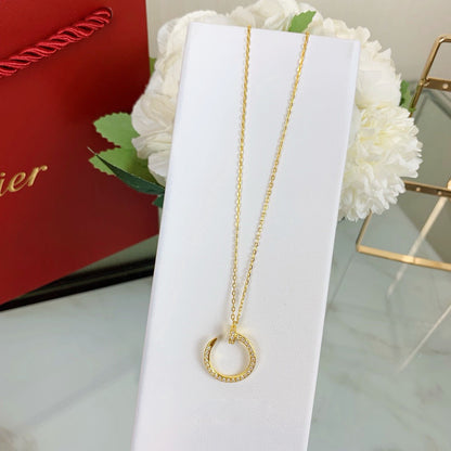 [Lumi Jewelry]JUSTE NECKLACE FULL DIAMOND