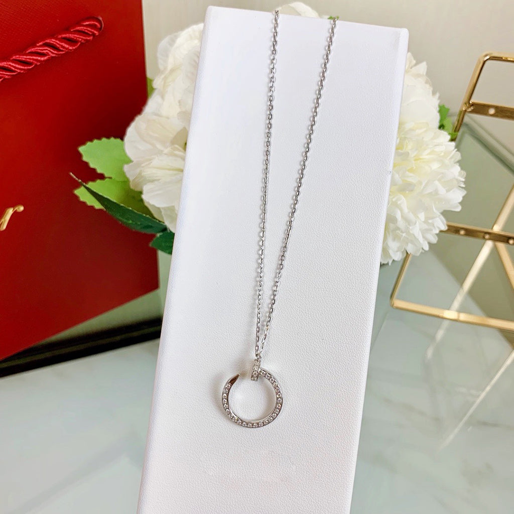 [Lumi Jewelry]JUSTE NECKLACE FULL DIAMOND