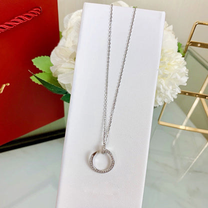 [Lumi Jewelry]JUSTE NECKLACE FULL DIAMOND