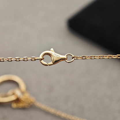[Lumi Jewelry]JUSTE NECKLACE HALF DIAMOND