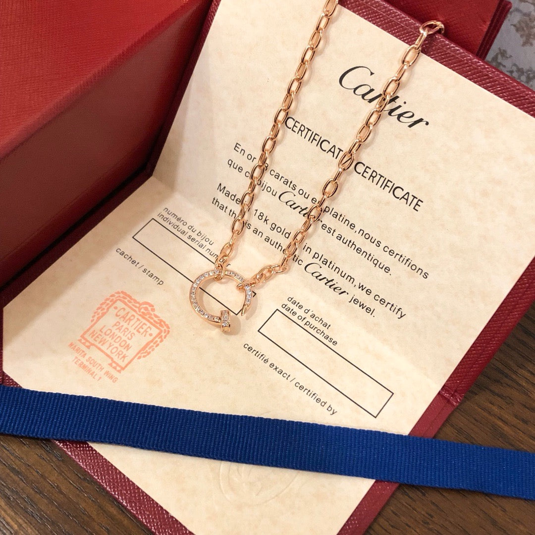 [Lumi Jewelry]JUSTE NECKLACE FULL DIAMONDS