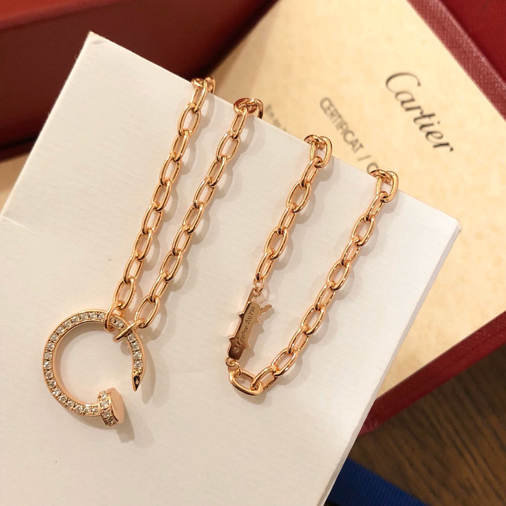 [Lumi Jewelry]JUSTE NECKLACE FULL DIAMONDS