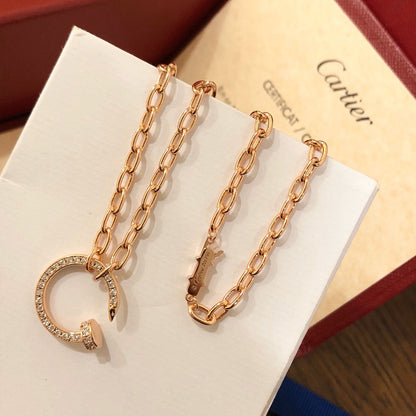 [Lumi Jewelry]JUSTE NECKLACE FULL DIAMONDS