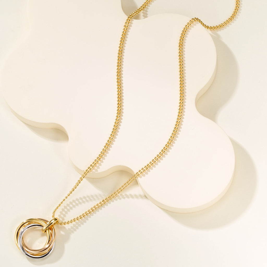 [Lumi Jewelry]TRINITY LARGE NECKLACE