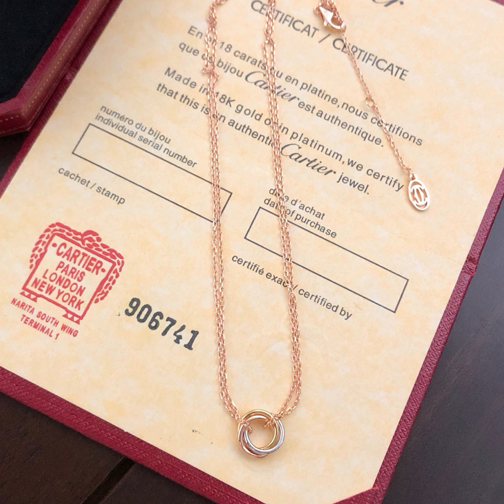 [Lumi Jewelry]TRINITY MINI NECKLACE