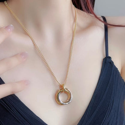 [Lumi Jewelry]TRINITY LARGE NECKLACE