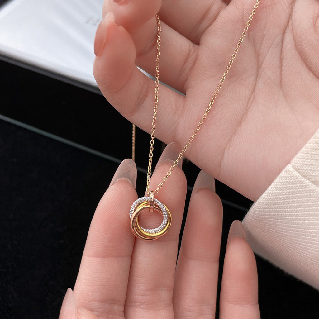 [Lumi Jewelry]TRINITY SMALL NECKLACE