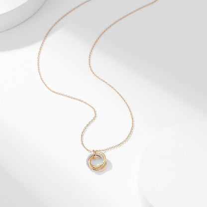 [Lumi Jewelry]TRINITY SMALL NECKLACE
