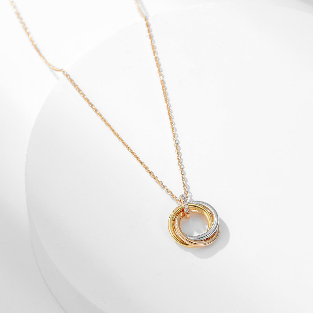 [Lumi Jewelry]TRINITY SMALL NECKLACE