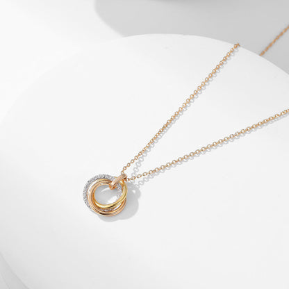 [Lumi Jewelry]TRINITY SMALL NECKLACE
