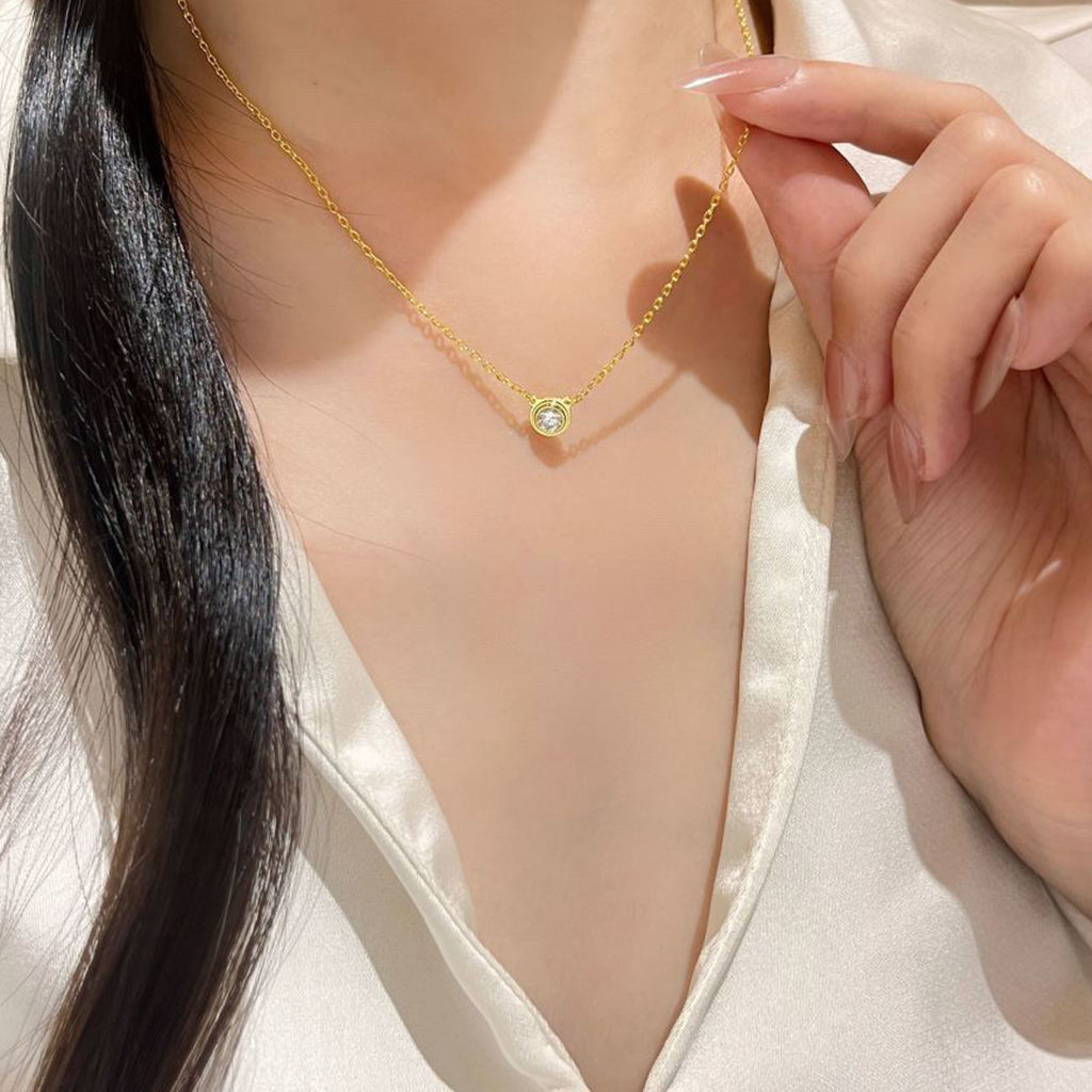 [Lumi Jewelry]DAMOUR DIAMOND NECKLACE
