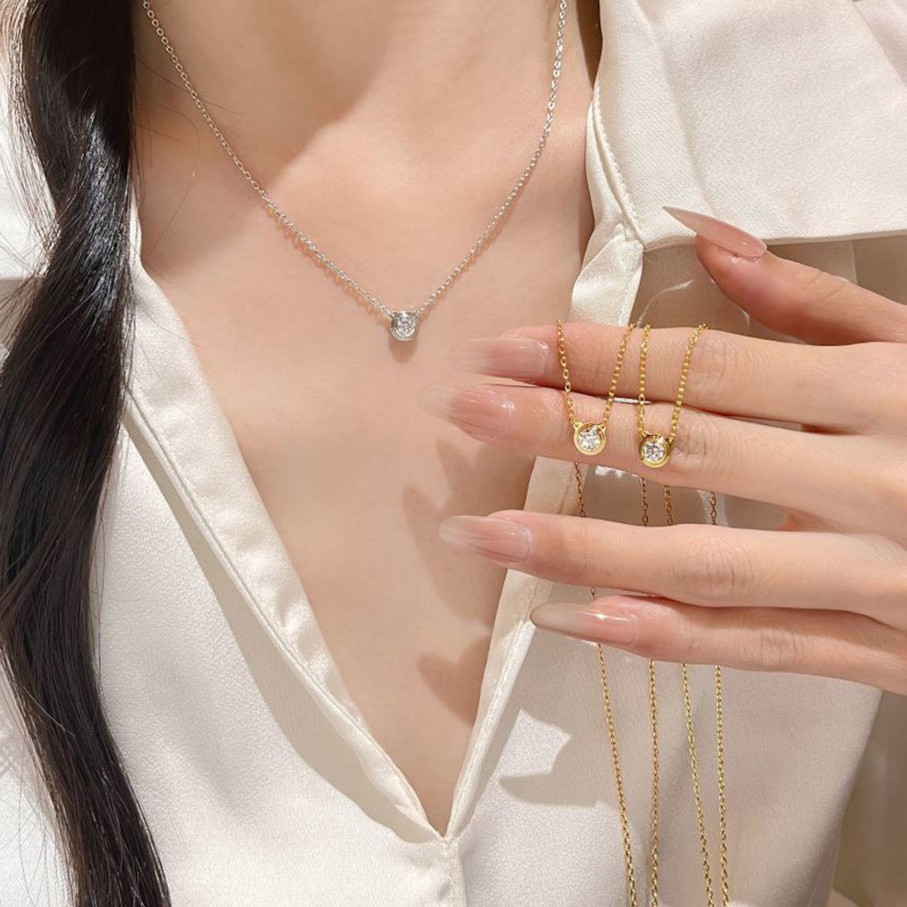 [Lumi Jewelry]DAMOUR DIAMOND NECKLACE