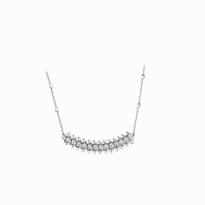 [Lumi Jewelry]CLASH  SMALL FULL DIAMOND NECKLACE