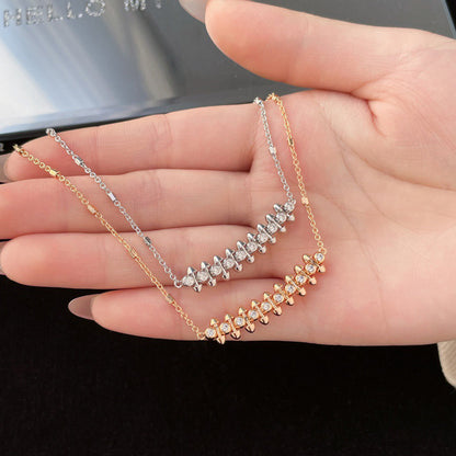 [Lumi Jewelry]CLASH  MEDIUM DIAMOND NECKLACE