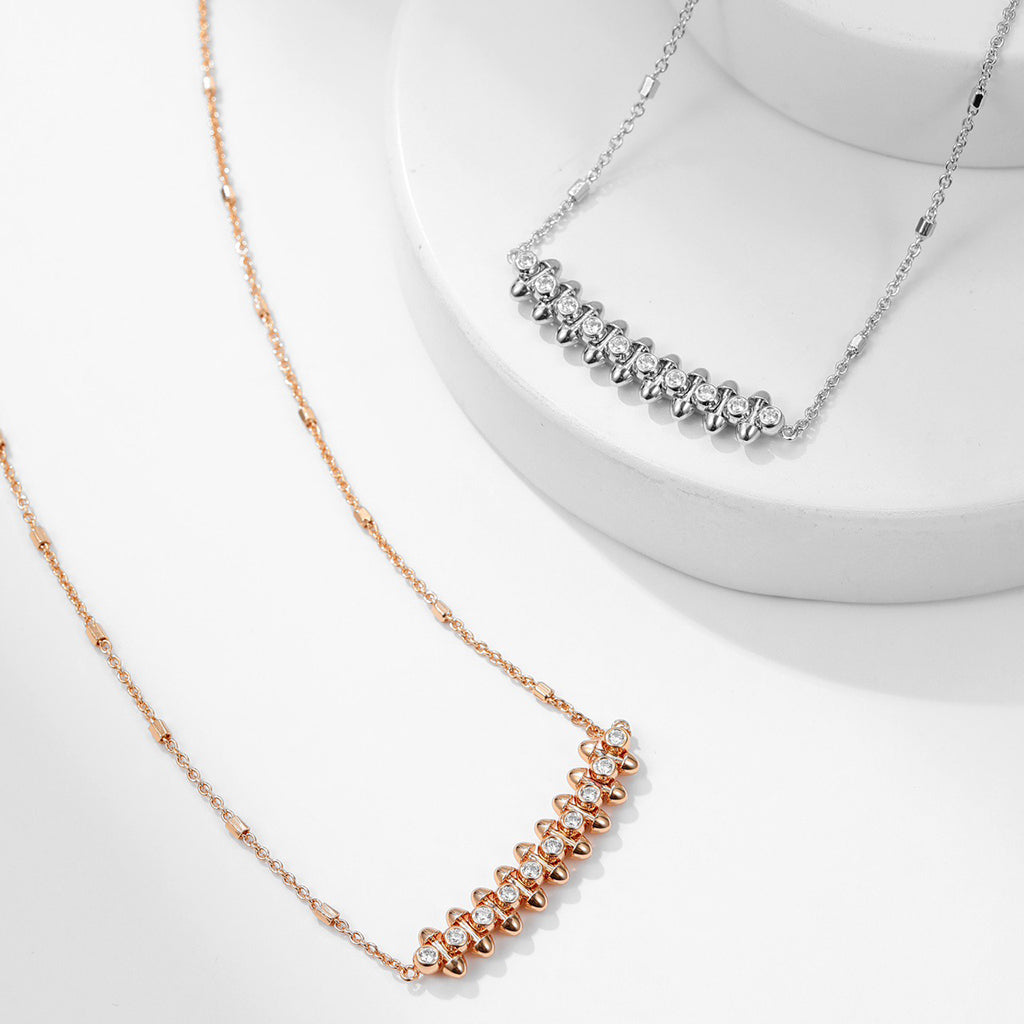 [Lumi Jewelry]CLASH  MEDIUM DIAMOND NECKLACE