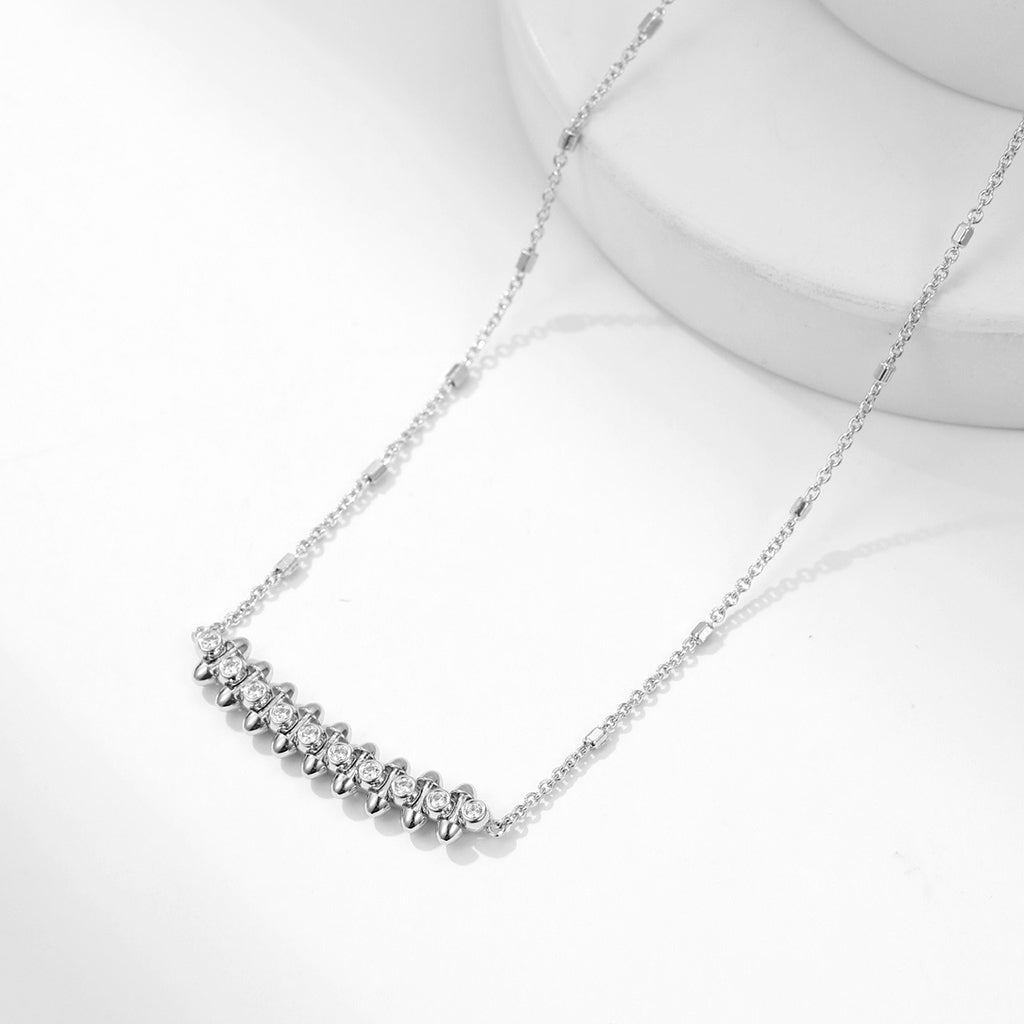 [Lumi Jewelry]CLASH  MEDIUM DIAMOND NECKLACE