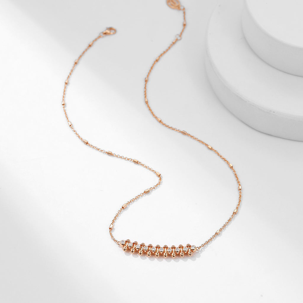 [Lumi Jewelry]CLASH  MEDIUM DIAMOND NECKLACE