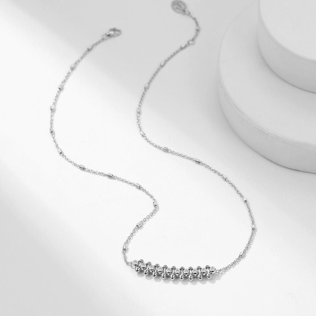 [Lumi Jewelry]CLASH  MEDIUM DIAMOND NECKLACE