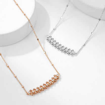 [Lumi Jewelry]CLASH  MEDIUM DIAMOND NECKLACE