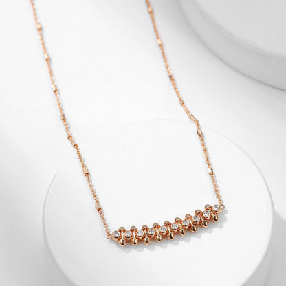 [Lumi Jewelry]CLASH  MEDIUM DIAMOND NECKLACE