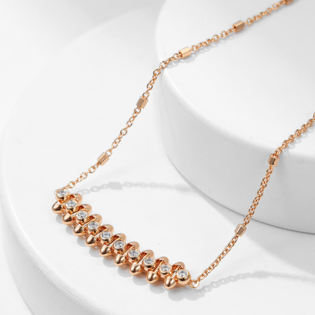 [Lumi Jewelry]CLASH  MEDIUM DIAMOND NECKLACE