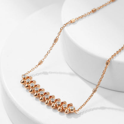 [Lumi Jewelry]CLASH  MEDIUM DIAMOND NECKLACE