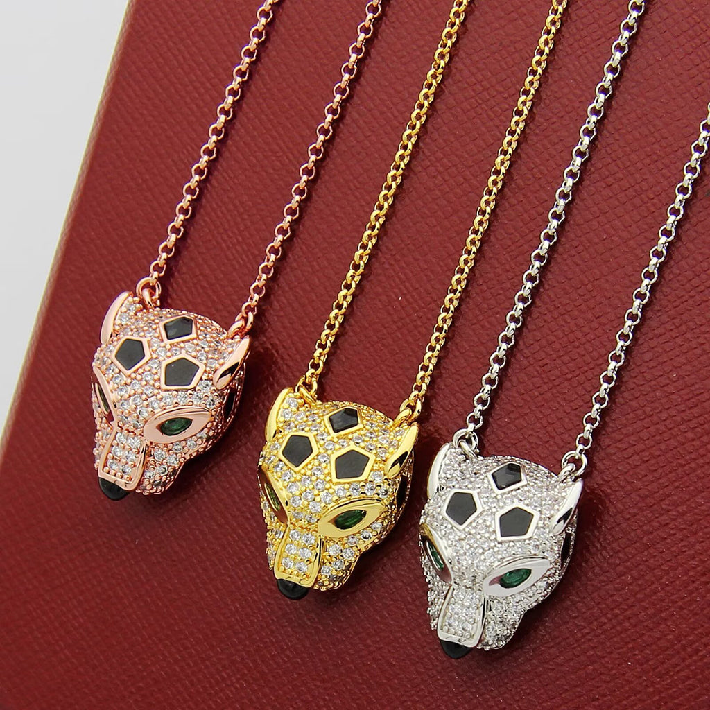 [Lumi Jewelry]PANTHERE FULL DIAMOND NECKLACE
