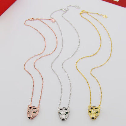 [Lumi Jewelry]PANTHERE FULL DIAMOND NECKLACE