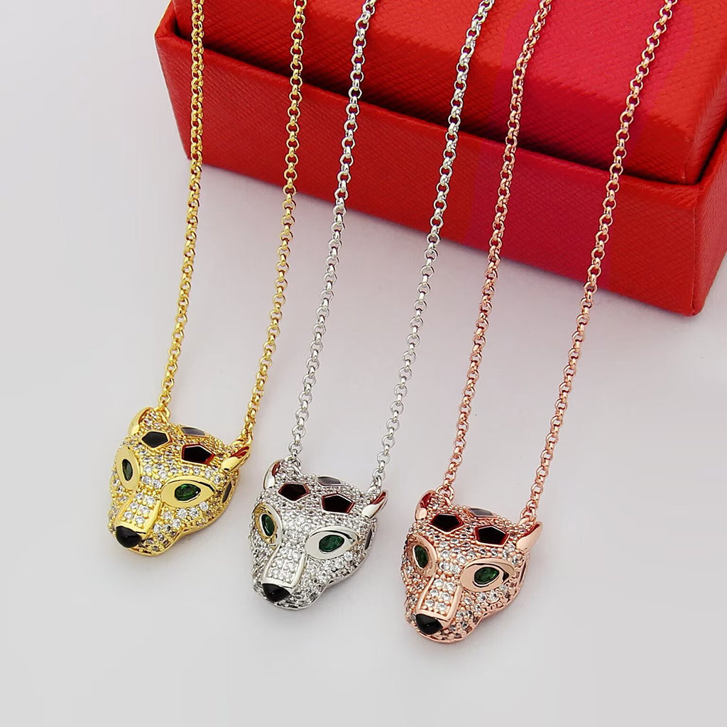 [Lumi Jewelry]PANTHERE FULL DIAMOND NECKLACE