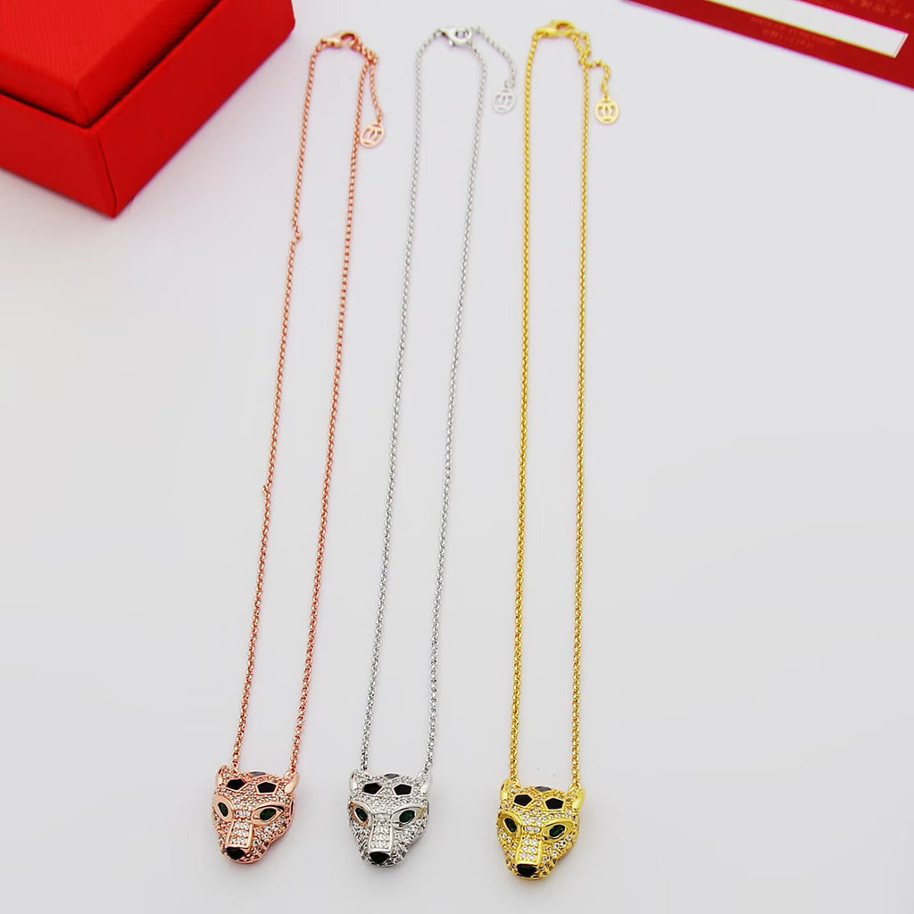 [Lumi Jewelry]PANTHERE FULL DIAMOND NECKLACE